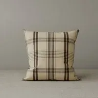 Square Cushion with Removable Cover - Cocoa, Cotton