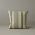 Square Cushion with Removable Cover - Green, Cotton