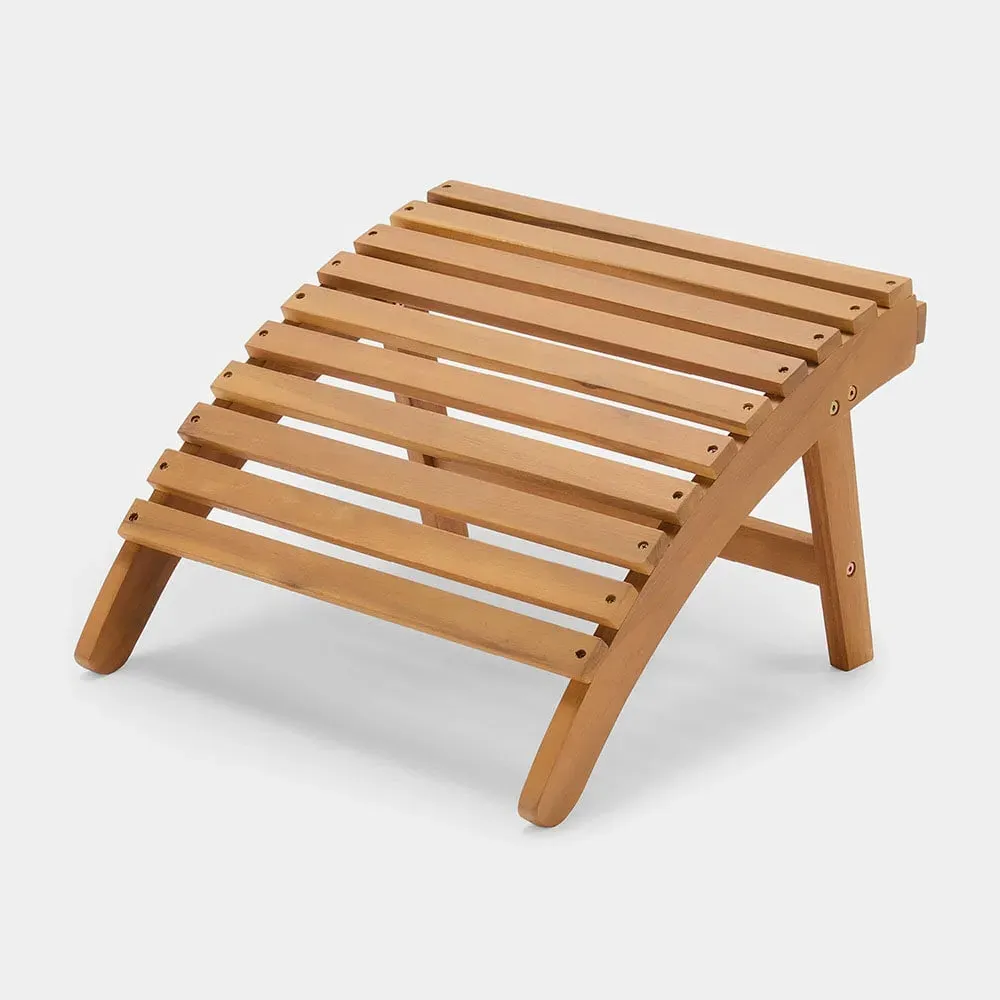 Adirondack Outdoor Foot Stool - Acacia Hardwood product