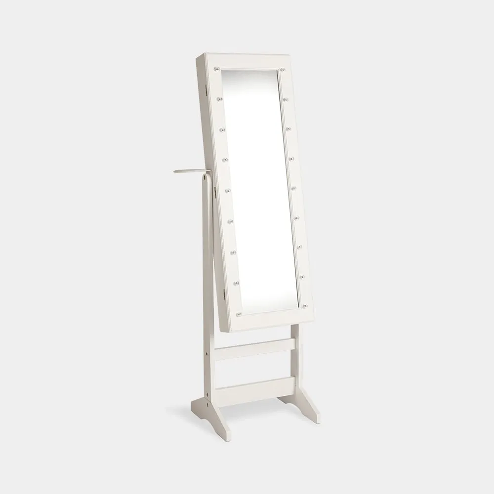BTFY LED Armoire Storage Mirror - White, MDF product