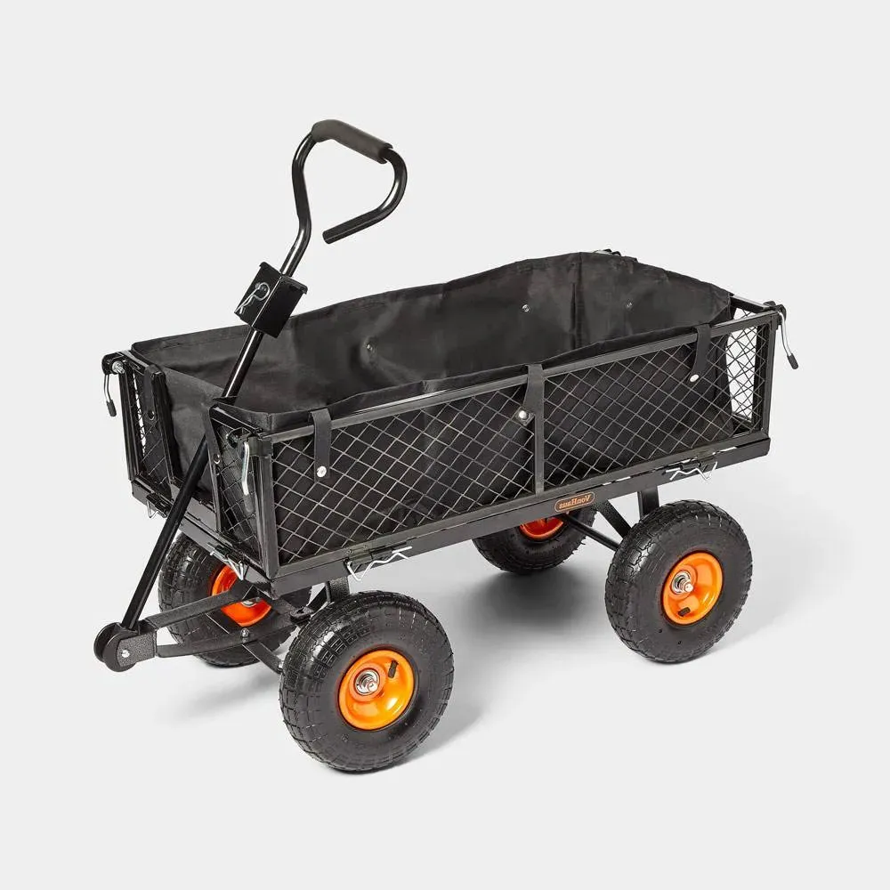 Garden Trolley with Folding Side Panels - Steel product