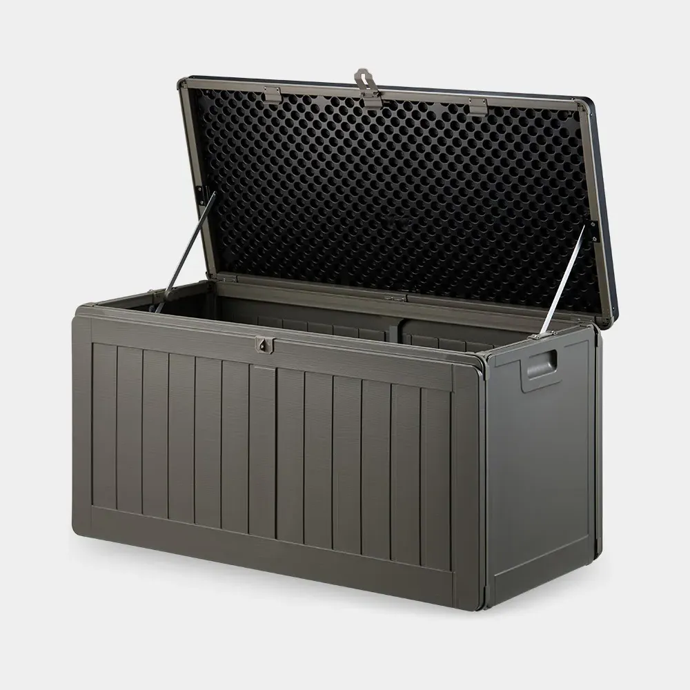 Plastic Garden Storage Box 190L - Grey, Polypropylene product