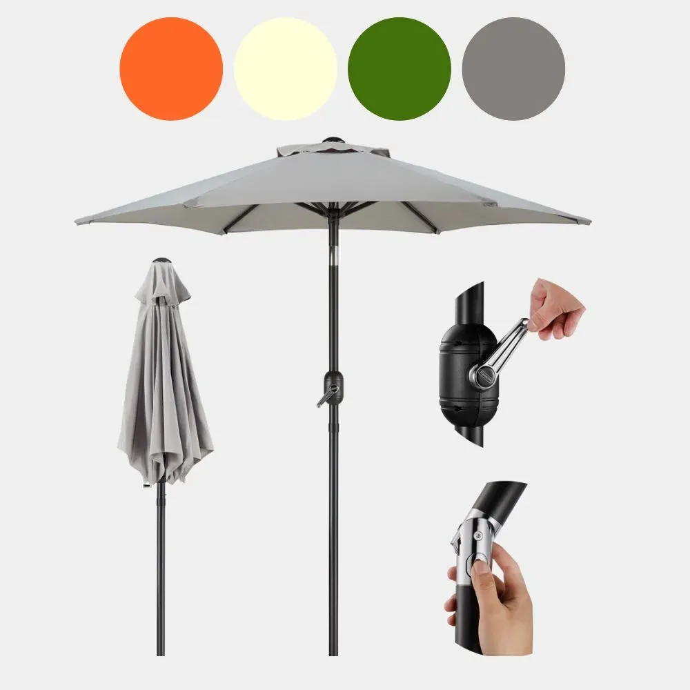 Steel Garden Parasol with Tilt Function product