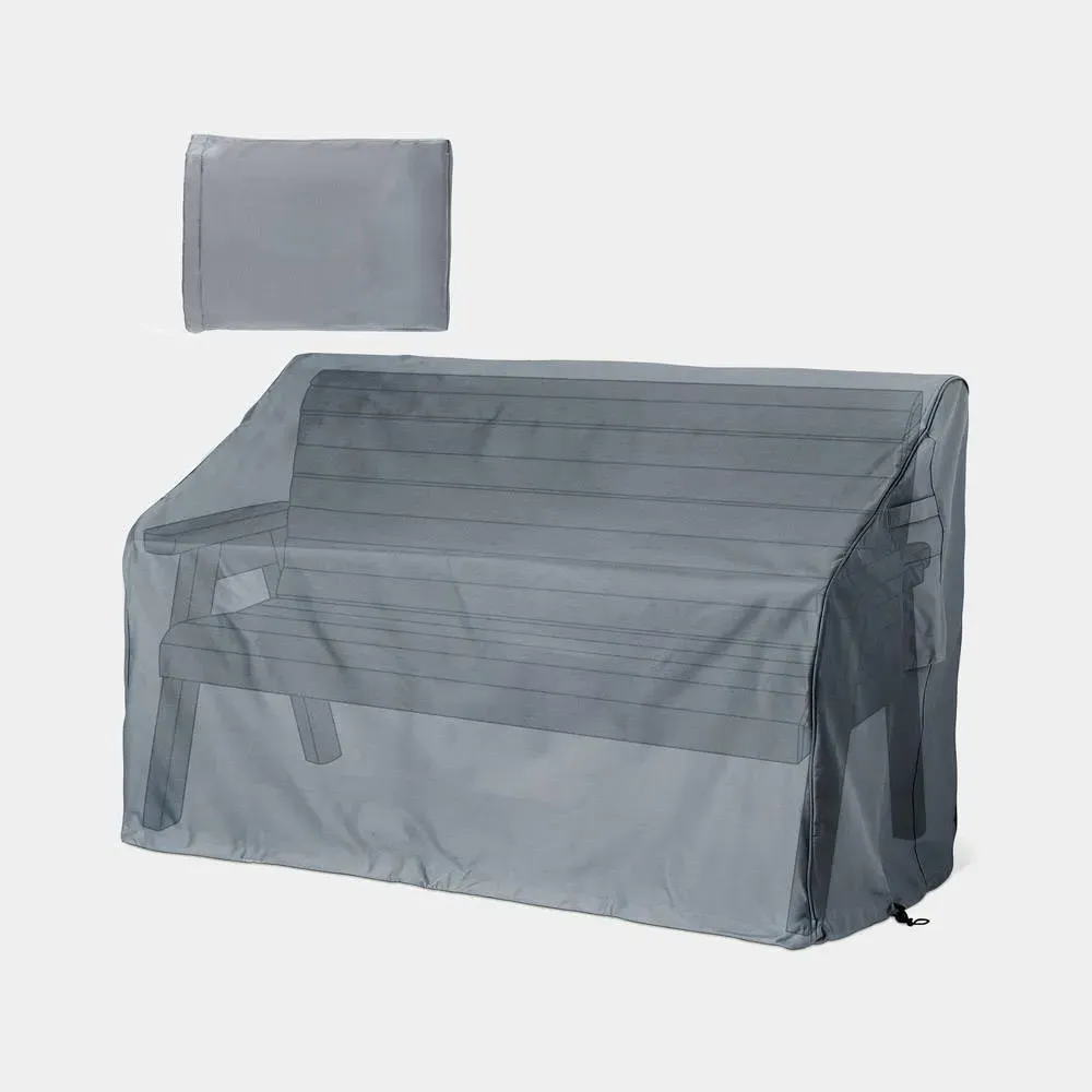 Storm Collection 2 Seater Bench Cover - Grey, 600D Polyester product