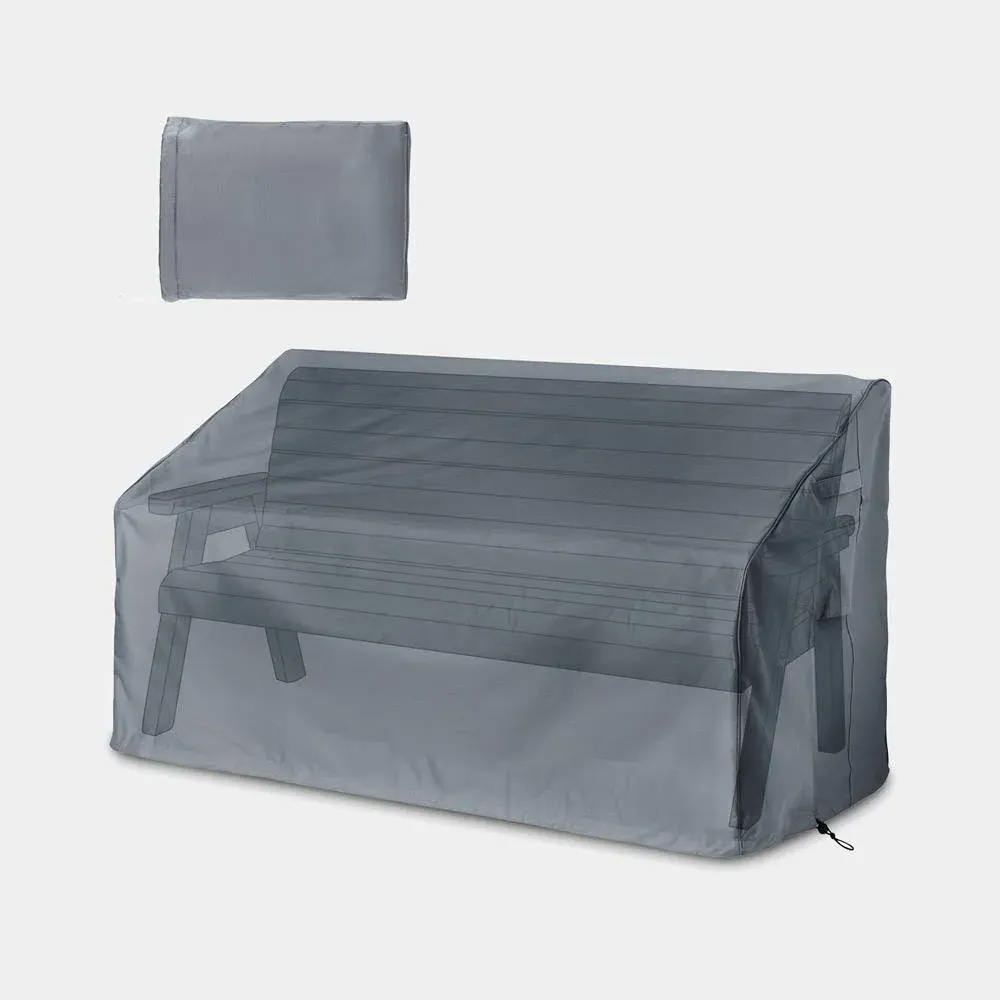 Storm Collection 3 Seater Bench Cover - Grey, 600D Polyester product