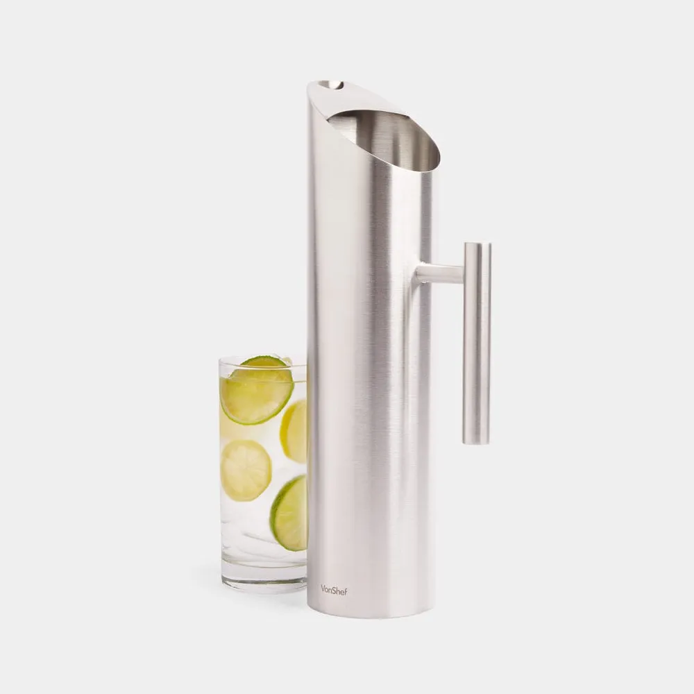 Vonshef 1.7L Water Pitcher - Brushed Stainless Steel product