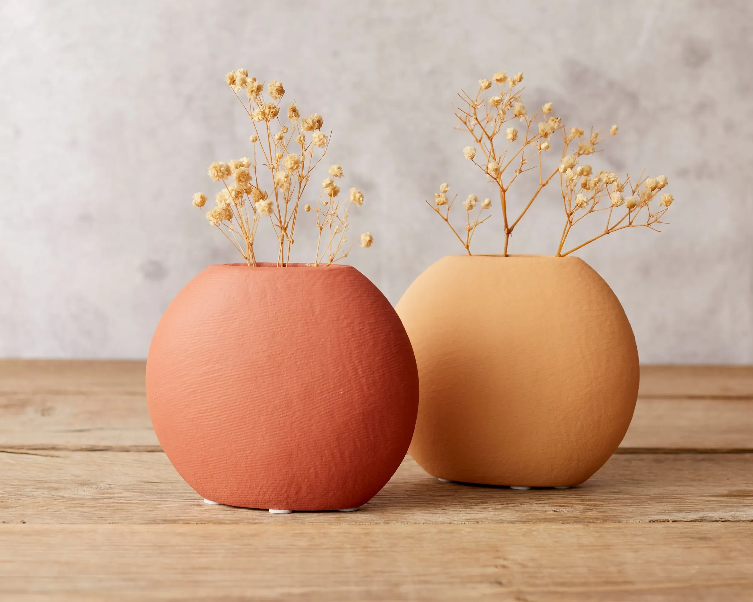 2-Piece Vase Set - Terracotta, Ceramic image