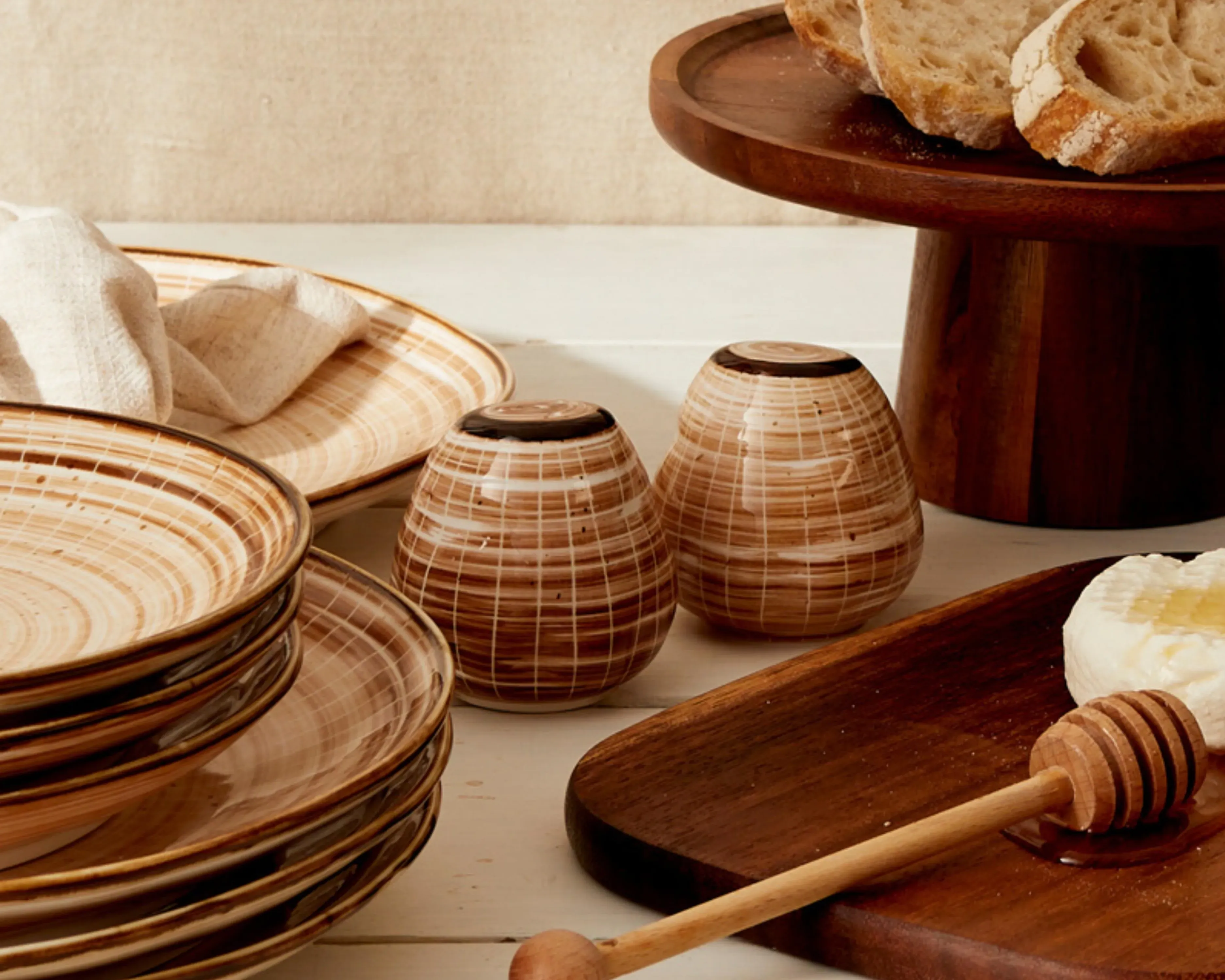 Salt & Pepper Shaker Set - White, Porcelain image