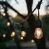 4lite 10m Outdoor String Lamps - Black