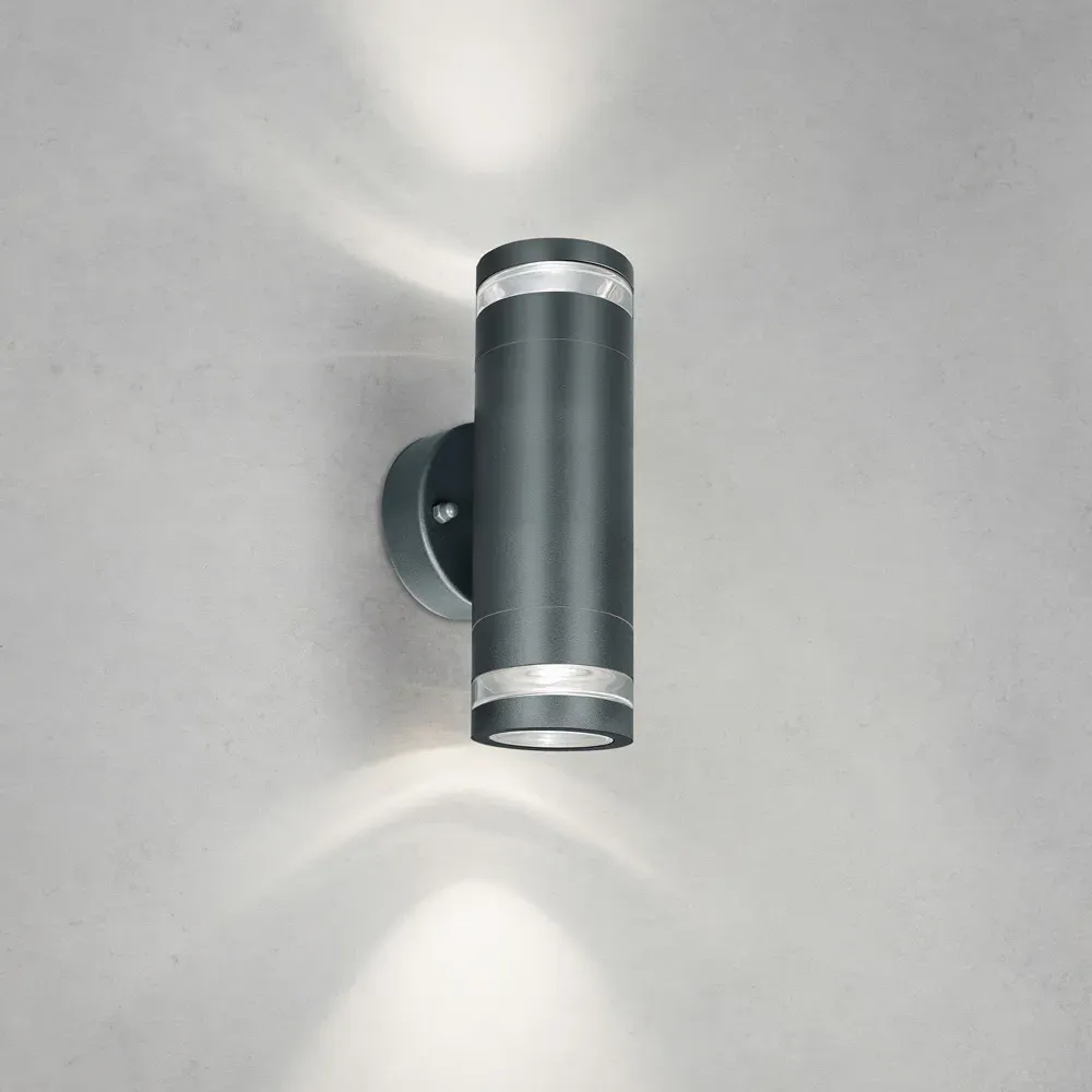 Marinus 2 Pack Bi-Directional Wall Light - Anthracite