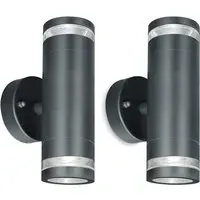 Marinus 2 Pack Bi-Directional Wall Light - Anthracite