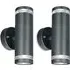 Marinus 2 Pack Bi-Directional Wall Light - Anthracite