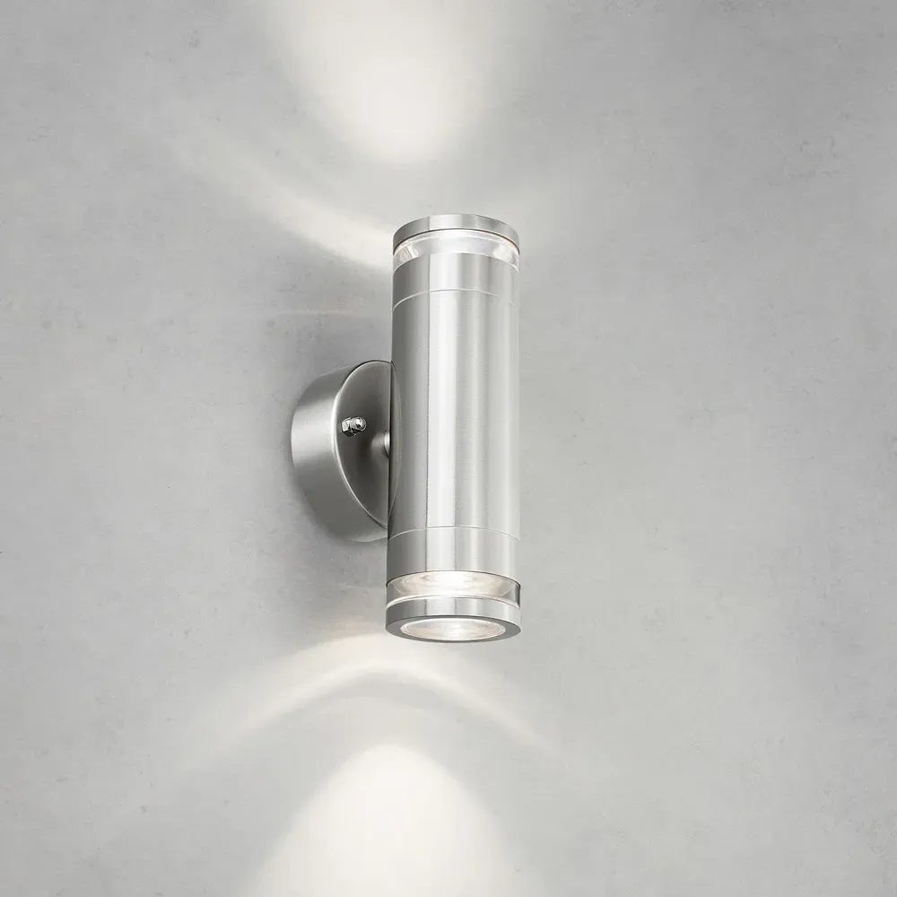 Marinus 2 Pack Bi-Directional Wall Light - Stainless Steel