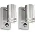 Marinus 2 Pack Single Direction Wall Light with PIR - Grey