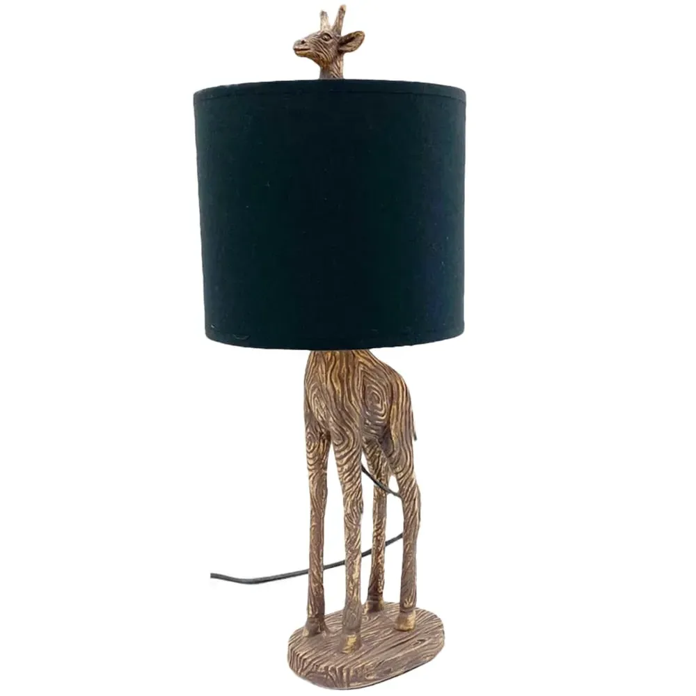 20.3cm Table Lamp - Black