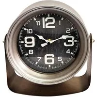 20cm Table Clock - Silver