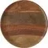 20cm Wooden Serving Plate - Brown