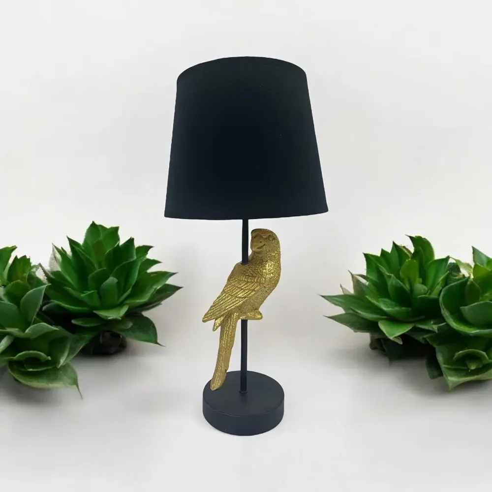 22.8cm Table Lamp - Black