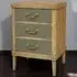 3 Drawer Bedside Table - Multicolour, Wood