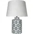 43cm Ceramic Table Lamp with Shade - Multi