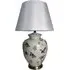 Butterfly Pattern Ceramic Table Lamp with Shade - Multi