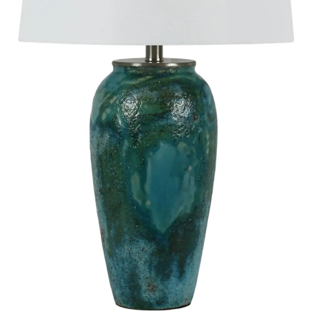 Ceramic Table Lamp - Multi