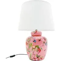 Ceramic Table Lamp - Pink
