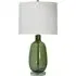 Ceramic Table Lamp - White, Green
