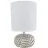 Fabric Shade Table Lamp with Inline Switch - Multi