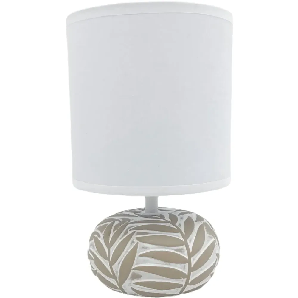 Fabric Shade Table Lamp with Inline Switch - Multi image