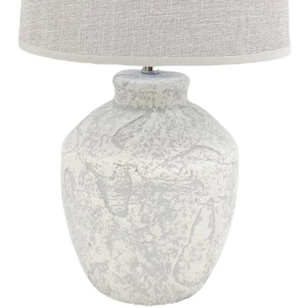 Fabric Shade Table Lamp with Inline Switch - Multi