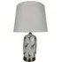 Giraffe Pattern Ceramic Table Lamp with Shade - Multi