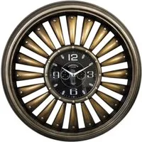 Golden Round Wall Clock 63cm - Gold
