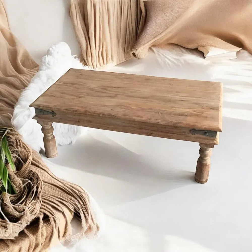 Rectangular Coffee Table - Brown, Wood