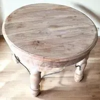 Round Dining Table - Brown, Light Wood