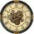 Round Gear Wall Clock 64cm - Cream