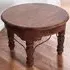 Round Side Table - Brown, Wood