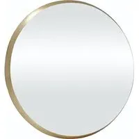 Round Wall Mirror 60cm - Gold