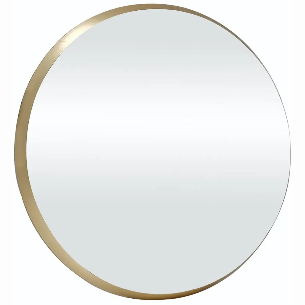 Round Wall Mirror 60cm - Gold