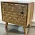 Single Door Bedside Cabinet - Brown
