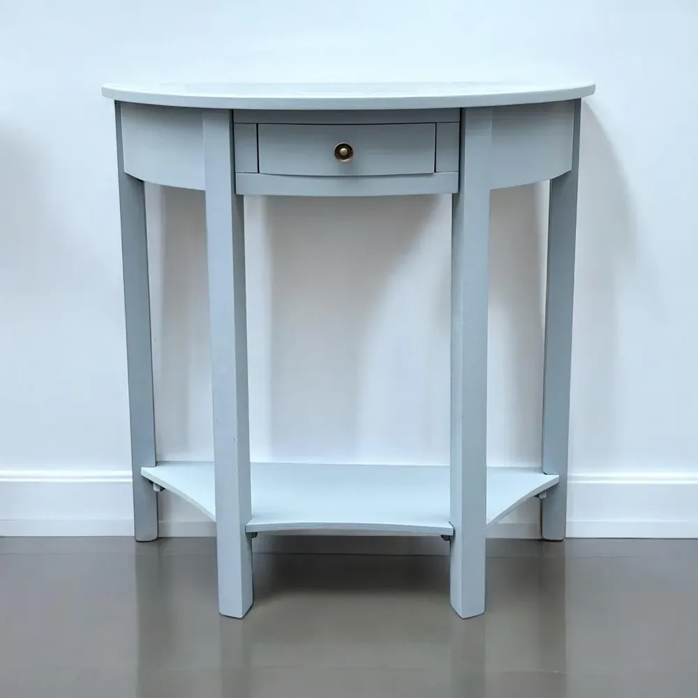 Single Drawer Side Table - Blue