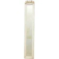 Slim Wall Mirror - Antique White
