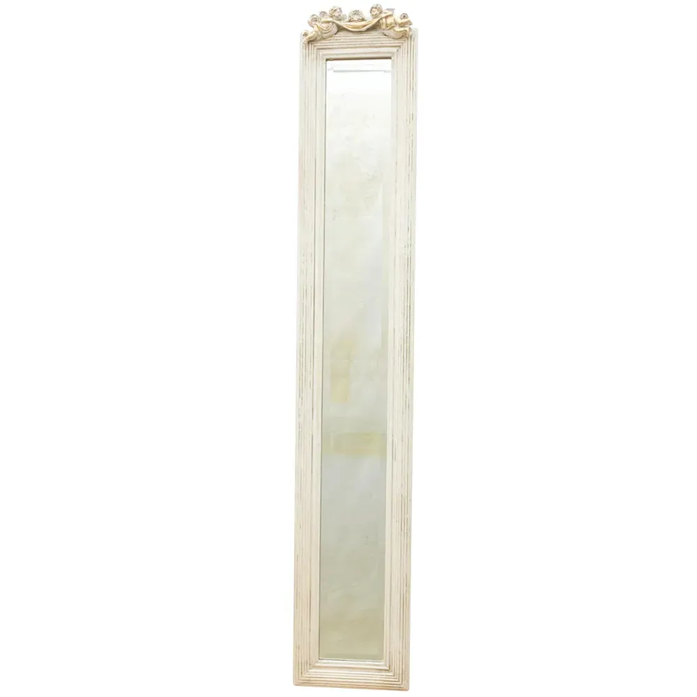 Slim Wall Mirror - Antique White image
