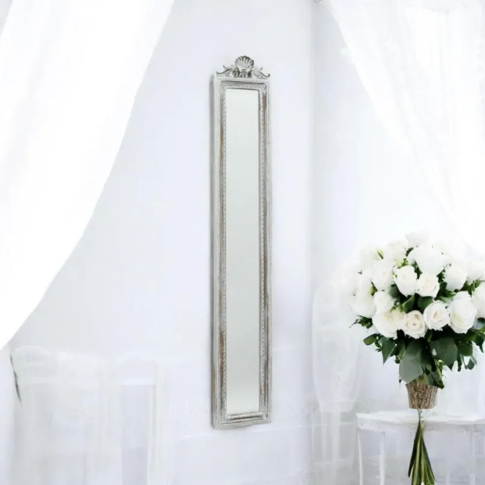 Slim Wall Mirror - Brown