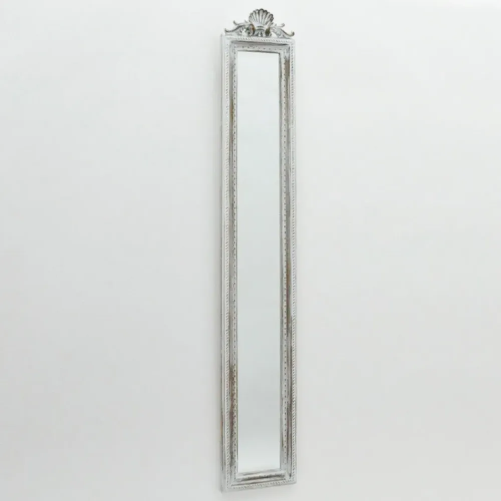 Slim Wall Mirror - Brown