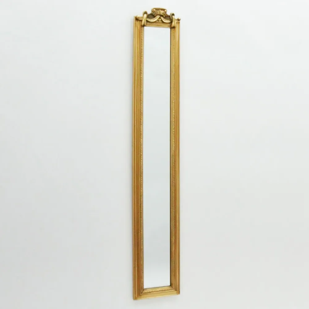 Slim Wall Mirror - Gold