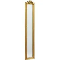 Slim Wall Mirror - Gold