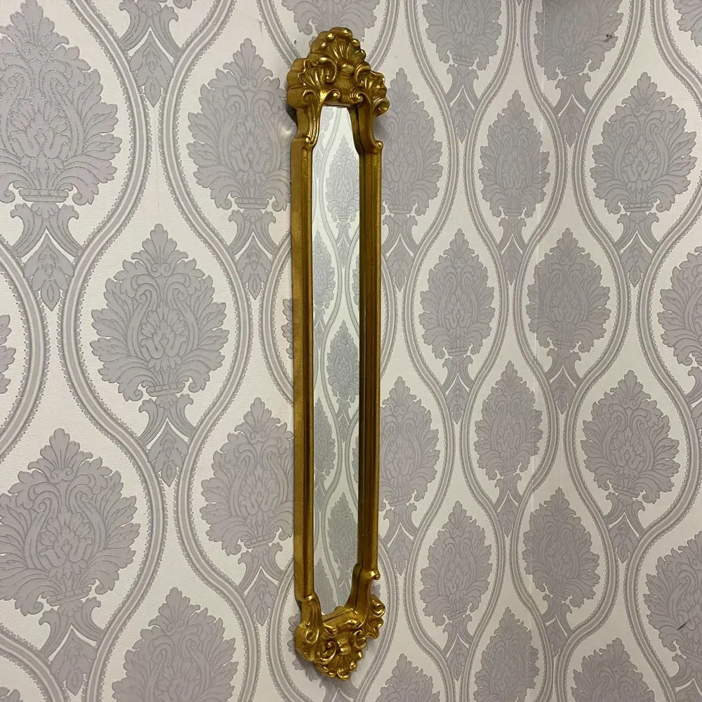 Slim Wall Mirror - Gold