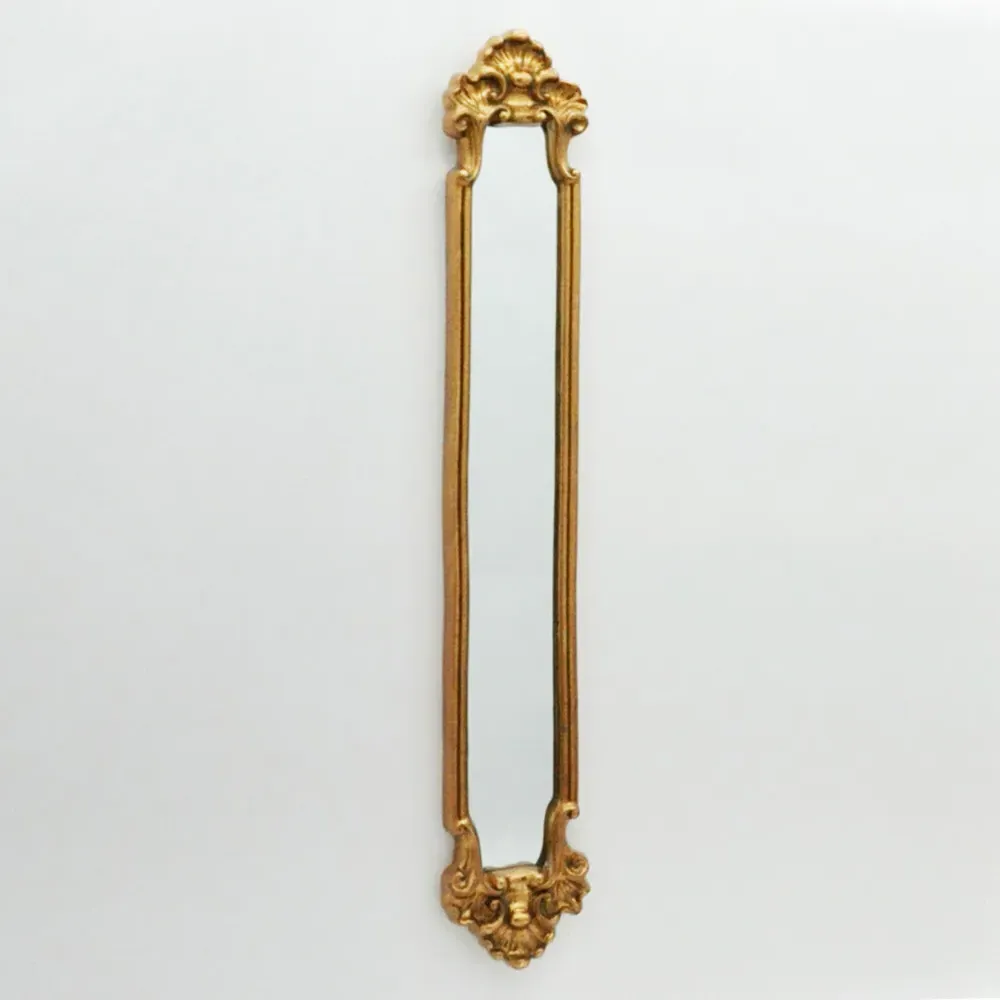 Slim Wall Mirror - Gold