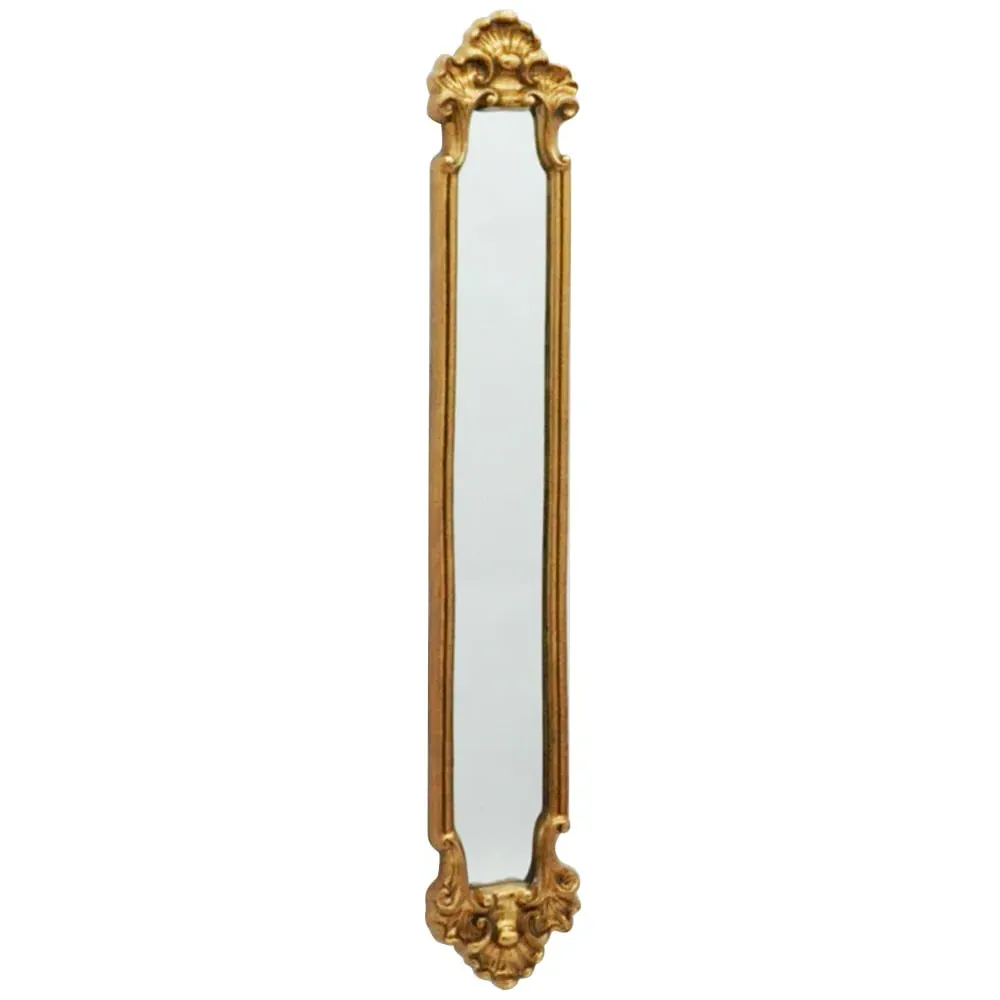 Slim Wall Mirror - Gold